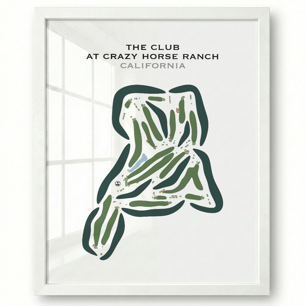 The Club at Crazy Horse Ranch, California - Printed Golf Courses