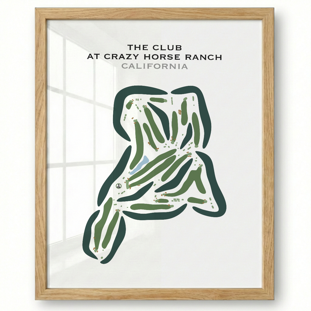The Club at Crazy Horse Ranch, California - Printed Golf Courses