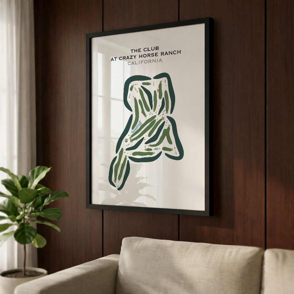 The Club at Crazy Horse Ranch, California - Printed Golf Courses