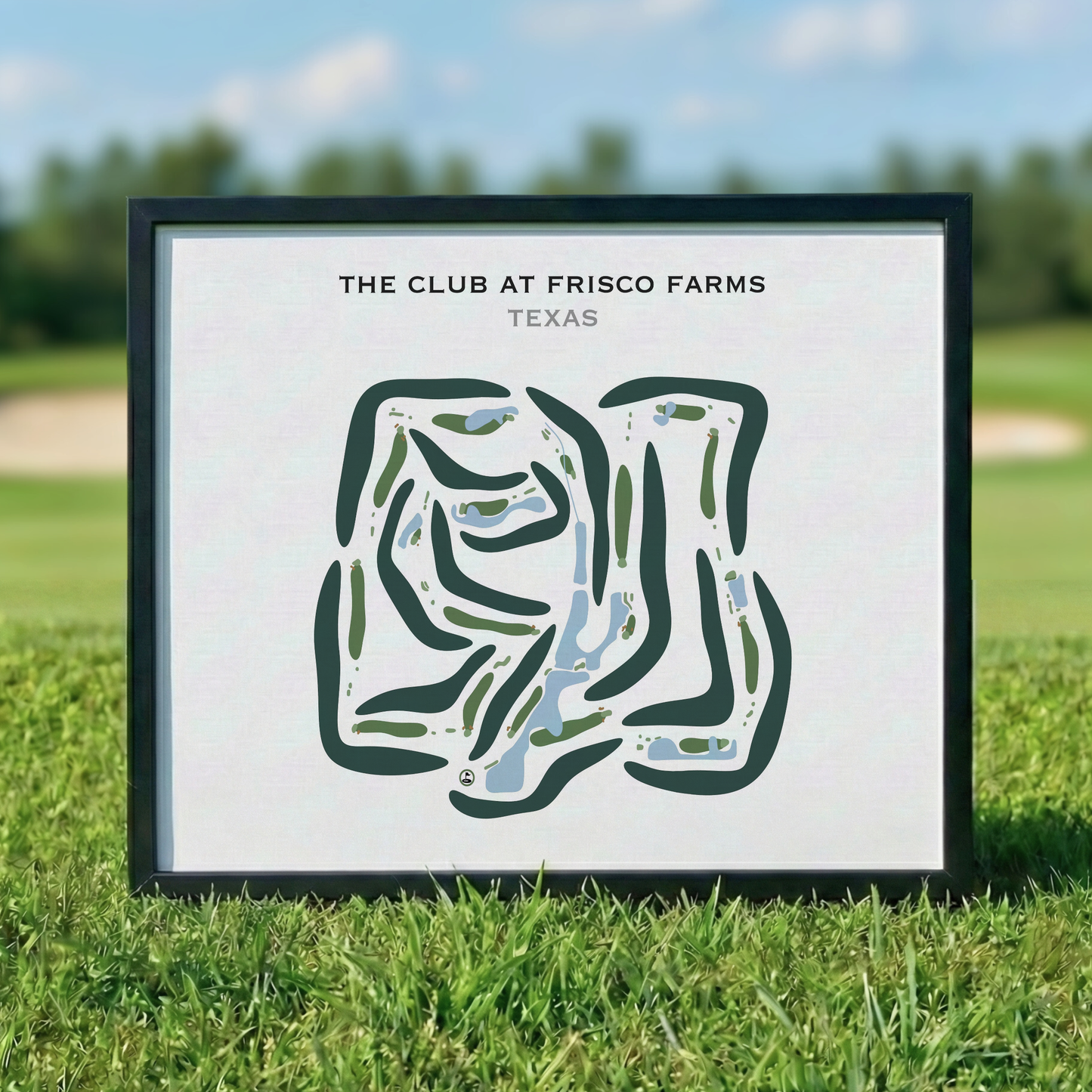 The Club at Frisco Farms, Texas - Printed Golf Courses
