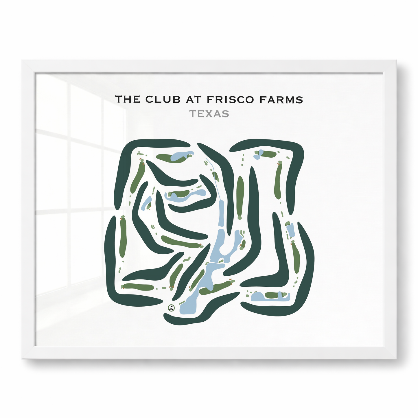 The Club at Frisco Farms, Texas - Printed Golf Courses