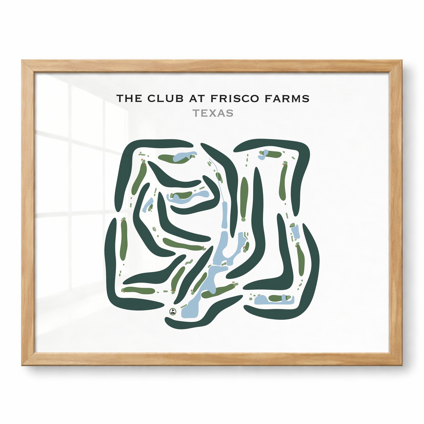 The Club at Frisco Farms, Texas - Printed Golf Courses