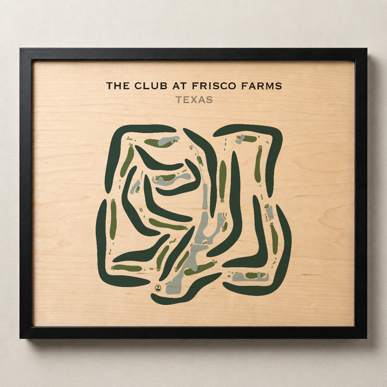 The Club at Frisco Farms, Texas - Printed Golf Courses