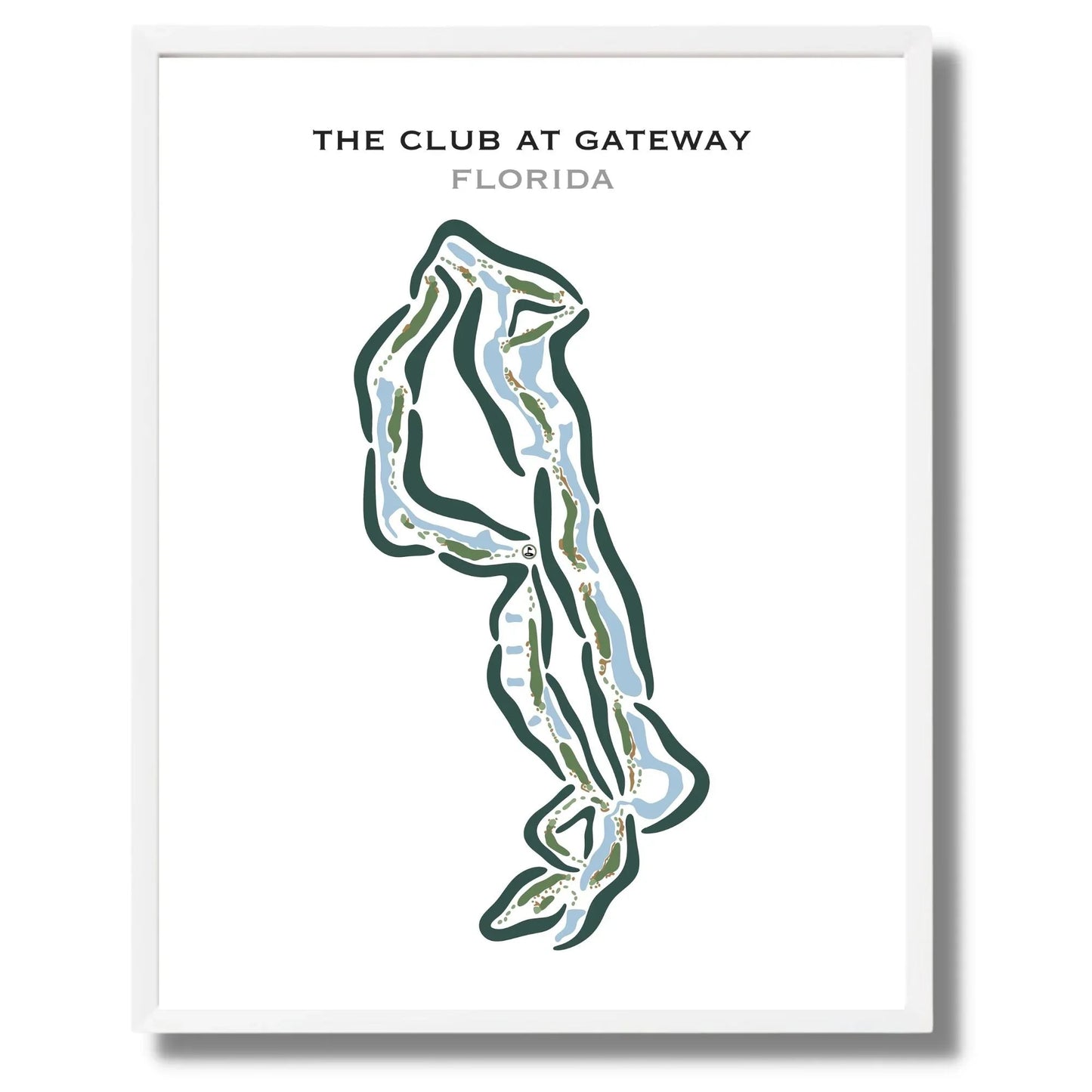 The Club at Gateway - Ft Myers, Florida - Printed Golf Courses