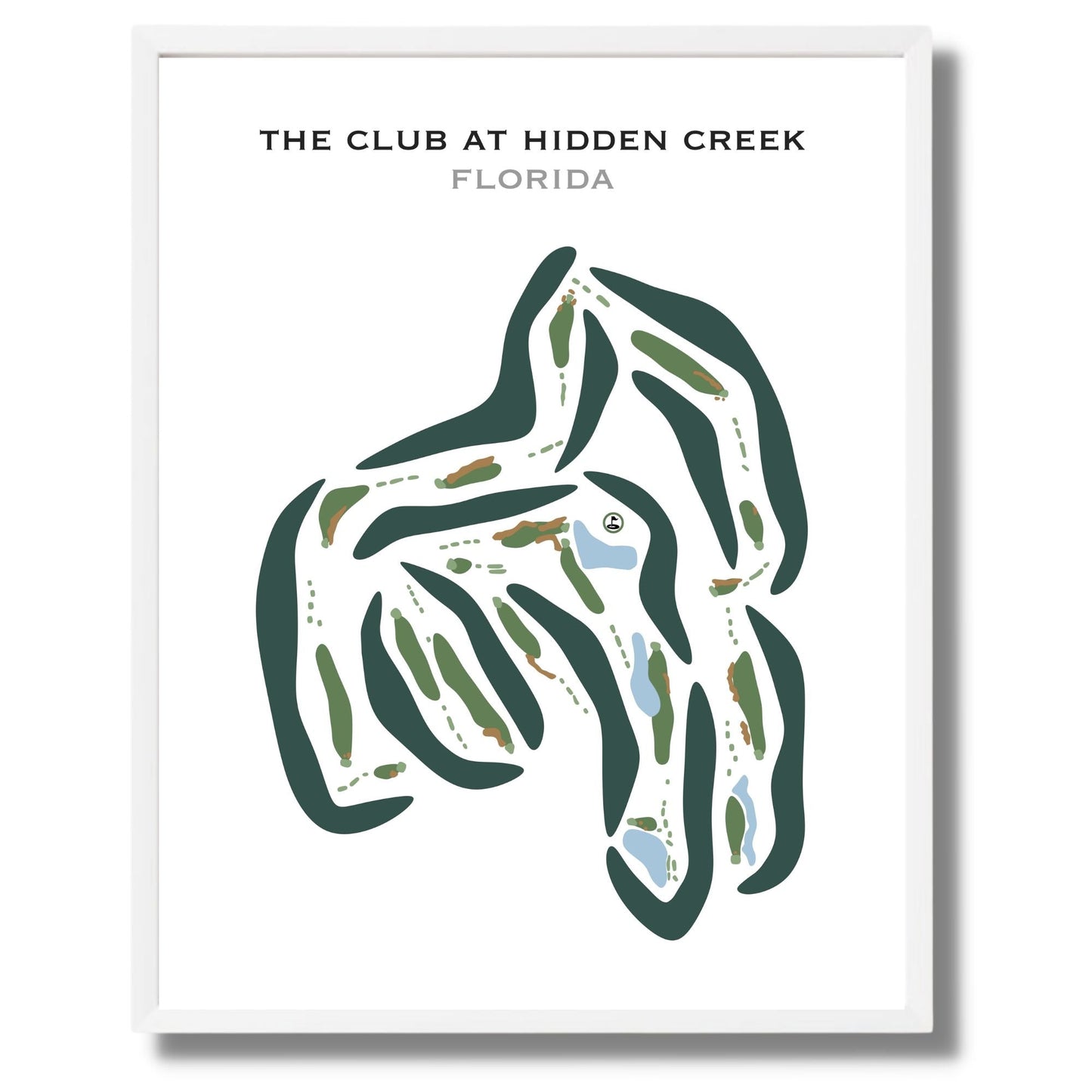 The Club at Hidden Creek, Florida - Printed Golf Courses