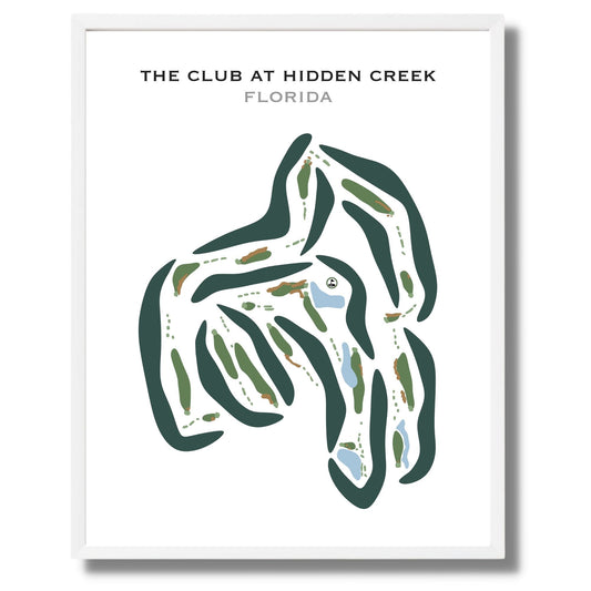 The Club at Hidden Creek, Florida - Printed Golf Courses
