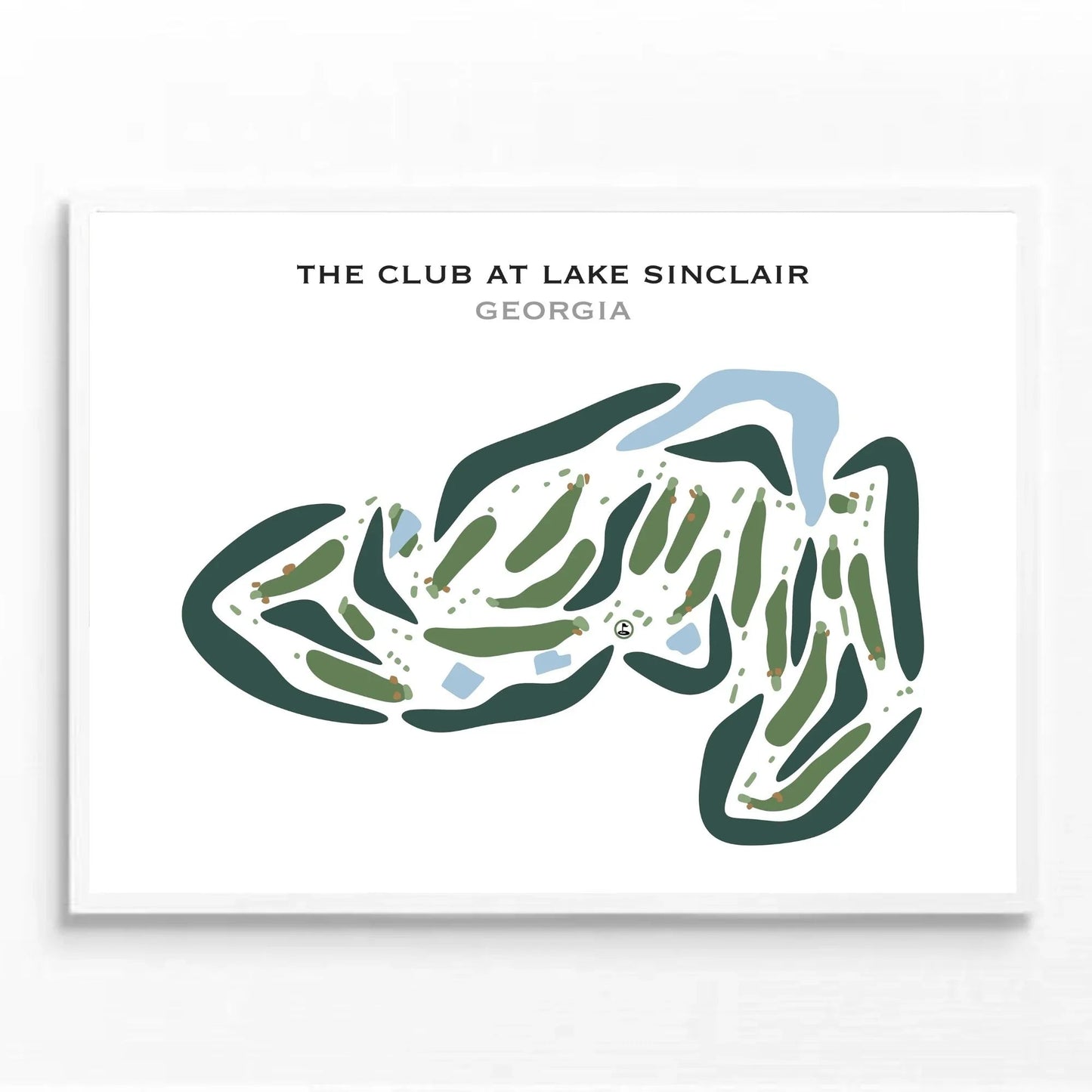 The Club at Lake Sinclair, Georgia - Printed Golf Courses
