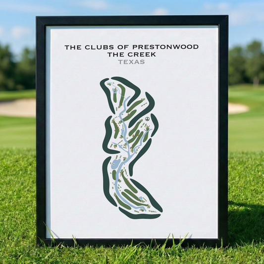 The Clubs of Prestonwood - The Creek, Texas - Printed Golf Courses