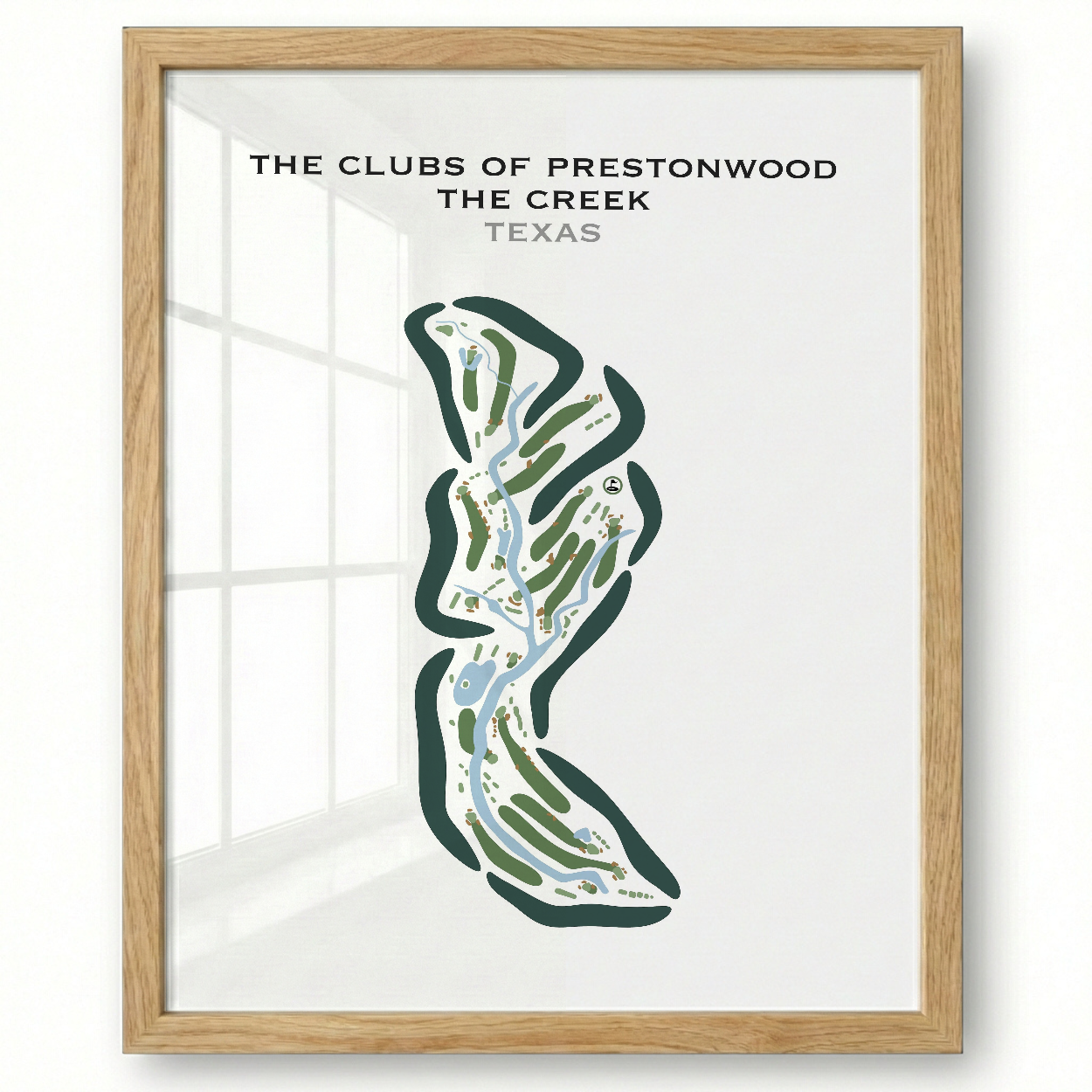 The Clubs of Prestonwood - The Creek, Texas - Printed Golf Courses