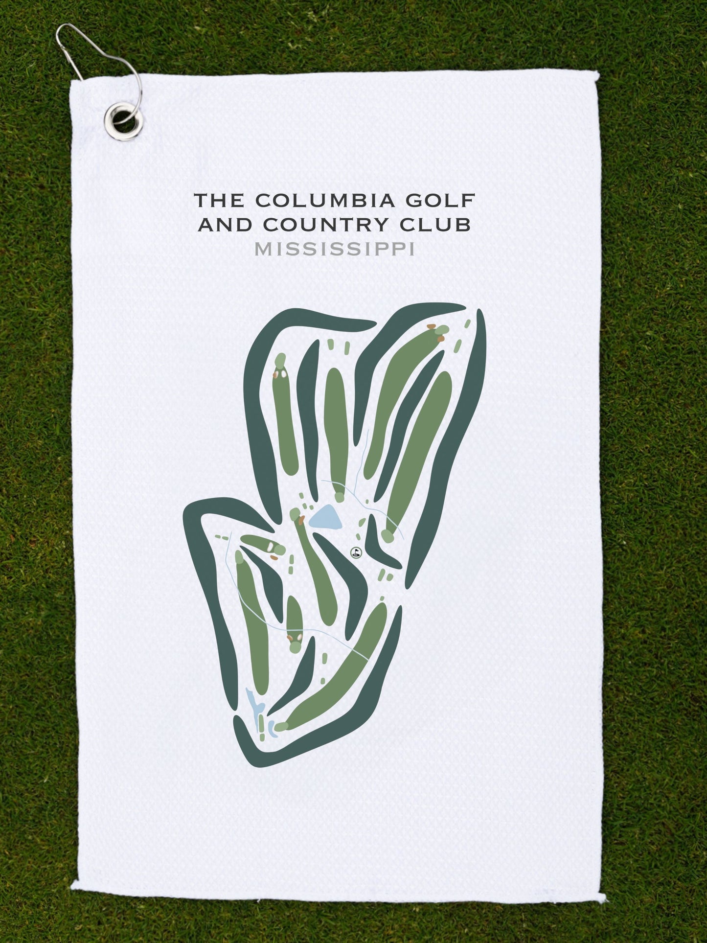 The Columbia Golf and Country Club, Mississippi - Printed Golf Courses