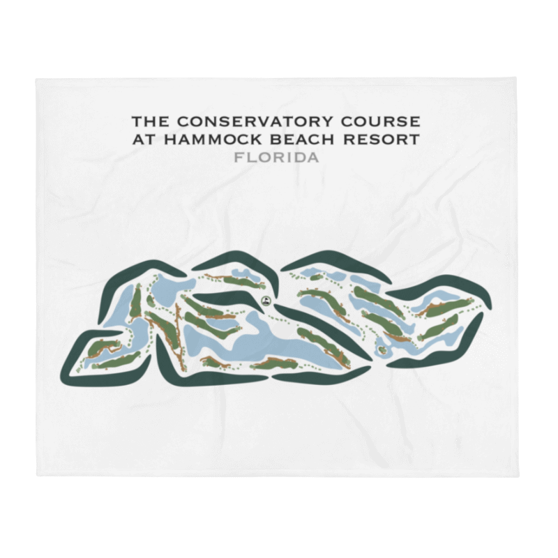 The Conservatory Course at Hammock Beach Resort, Florida - Printed Golf Courses
