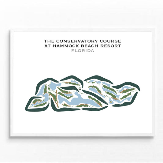 The Conservatory Course at Hammock Beach Resort, Florida - Printed Golf Courses