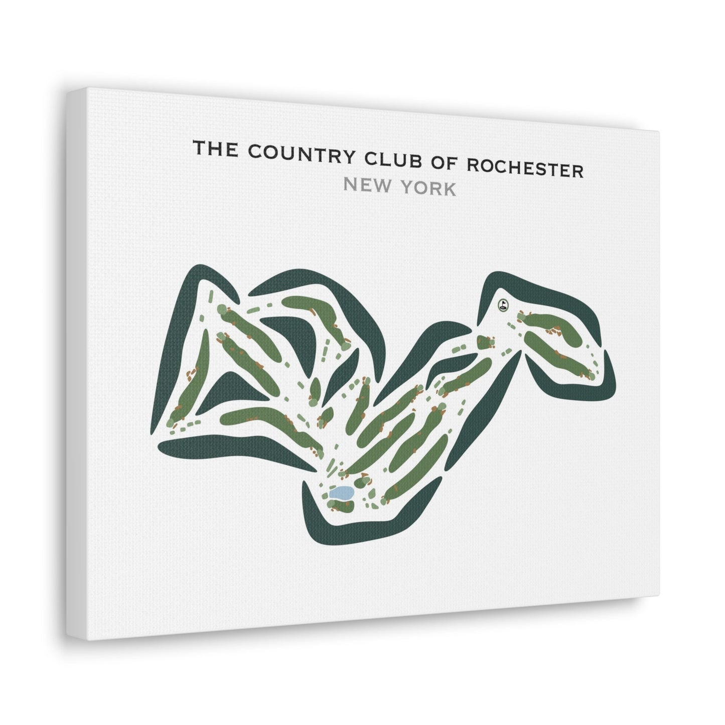 Country Club Of Rochester, New York - Printed Golf Courses