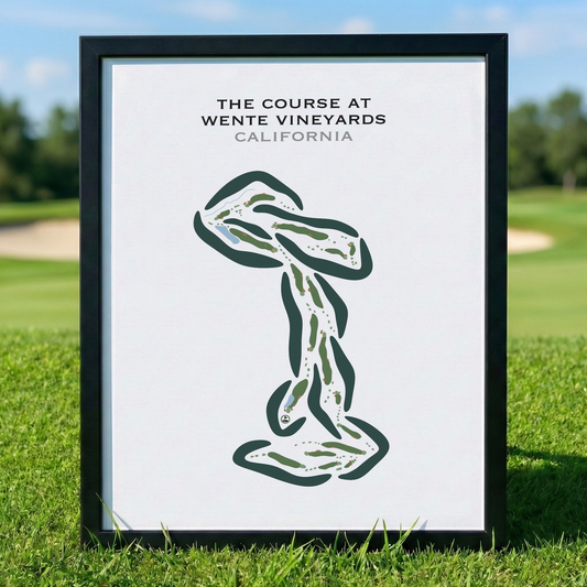 The Course at Wente Vineyards, California - Printed Golf Courses
