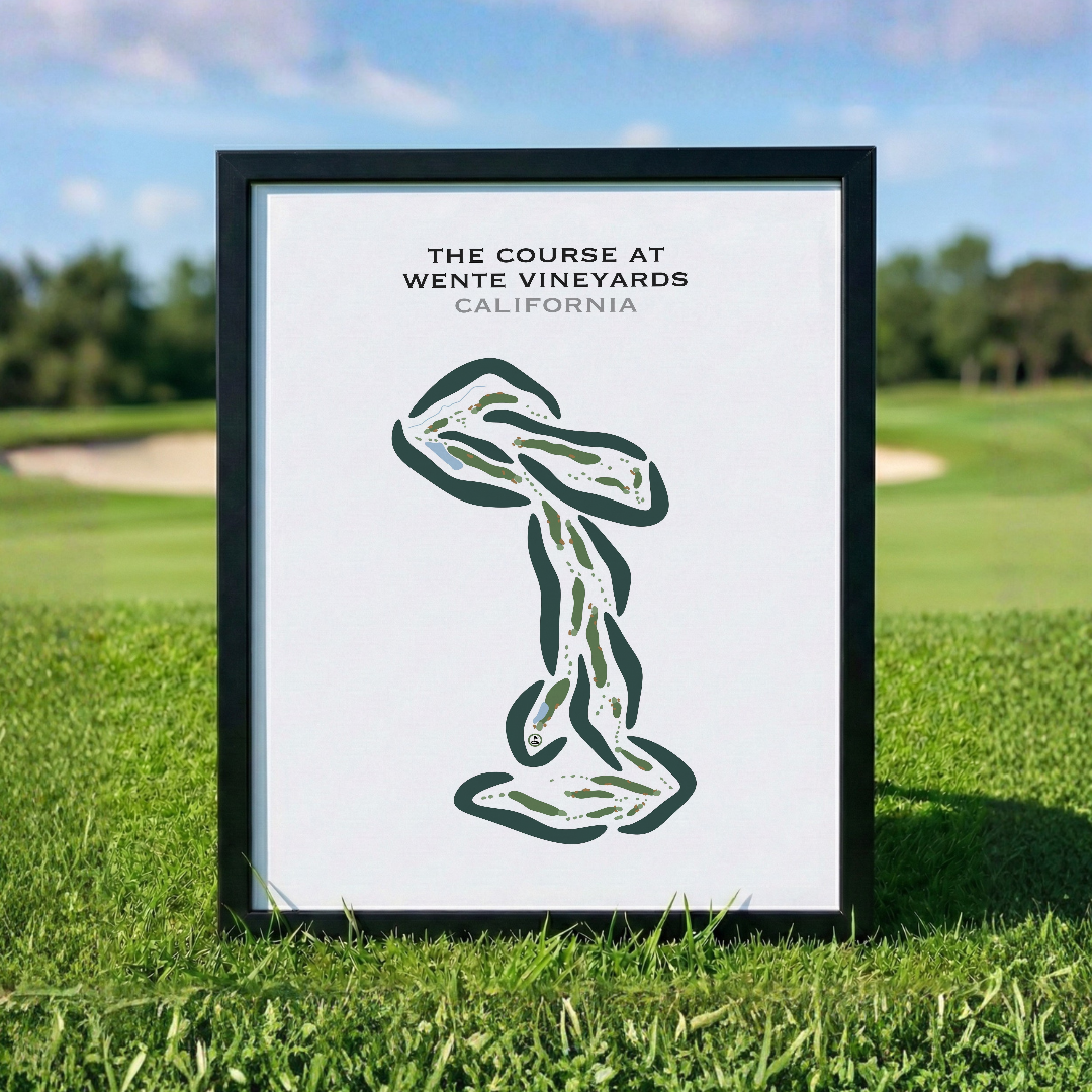 The Course at Wente Vineyards, California - Printed Golf Courses