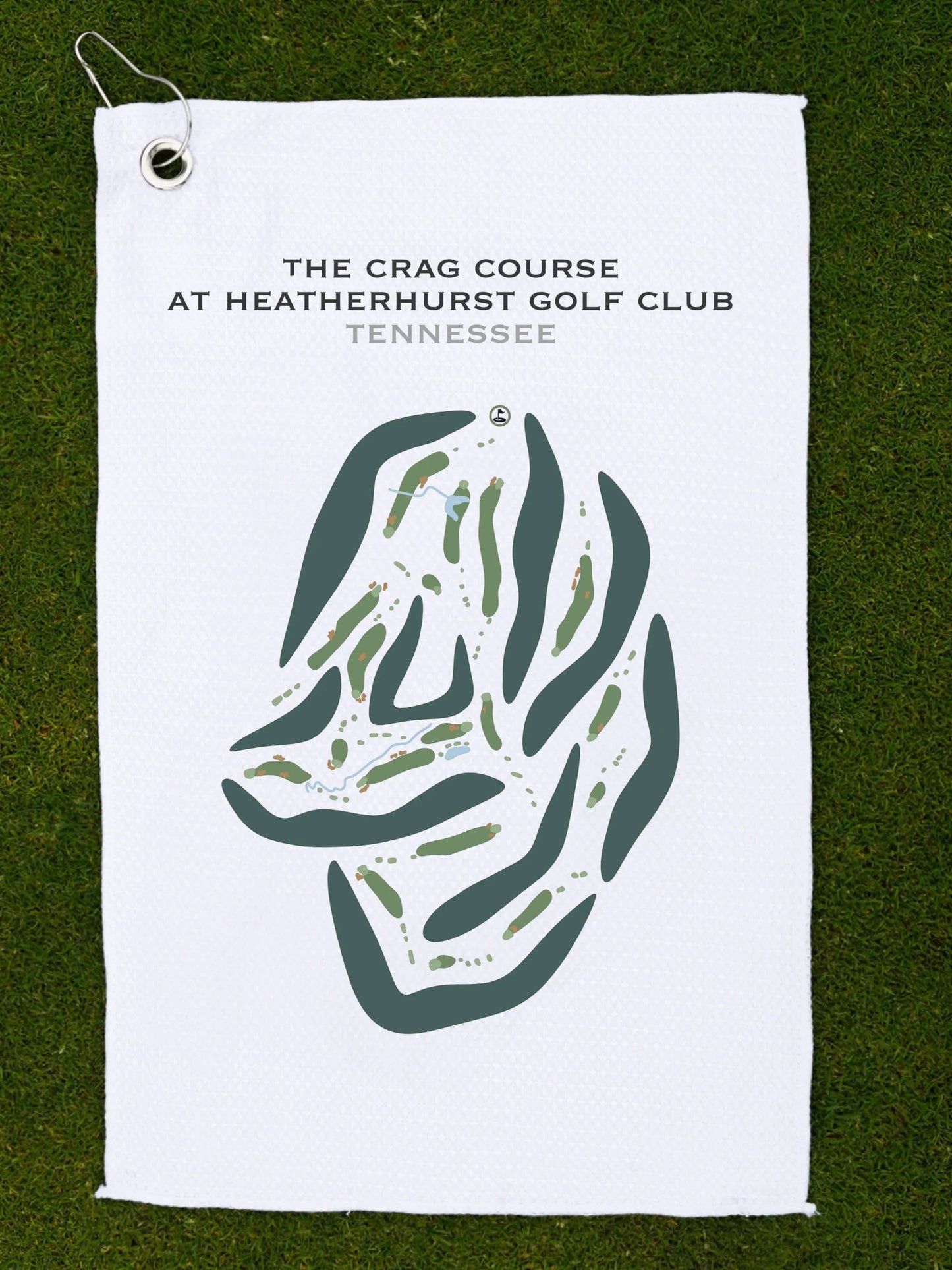 The Crag Course at Heatherhurst Golf Club, Fairfield Glade, Tennessee - Printed Golf Courses