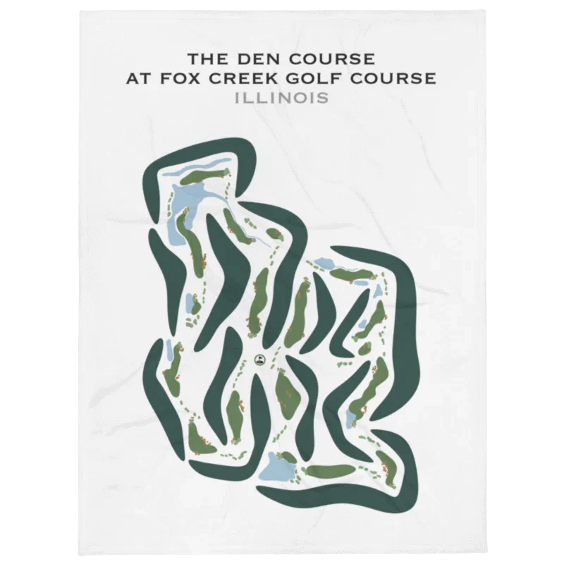 The Den Course at Fox Creek Golf Course, Illinois - Printed Golf Courses