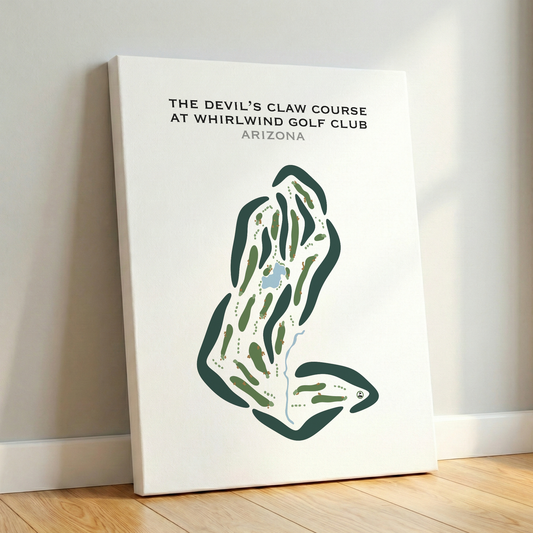 The Devil's Claw Course at Whirlwind Golf Club, Arizona  - Printed Golf Courses