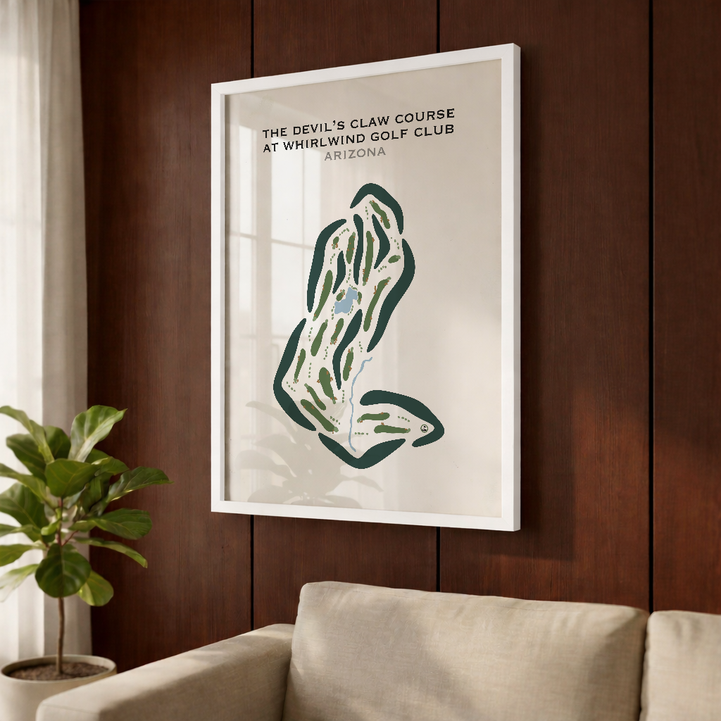 The Devil's Claw Course at Whirlwind Golf Club, Arizona  - Printed Golf Courses