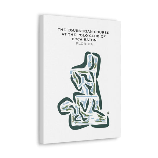 The Equestrian Course at The Polo Club Of Boca Raton, Florida - Printed Golf Courses