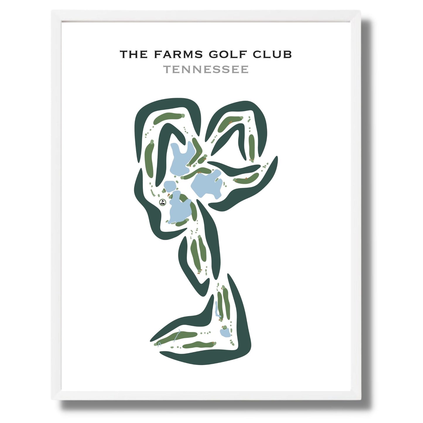 The Farms Golf Club, Tennessee - Printed Golf Courses