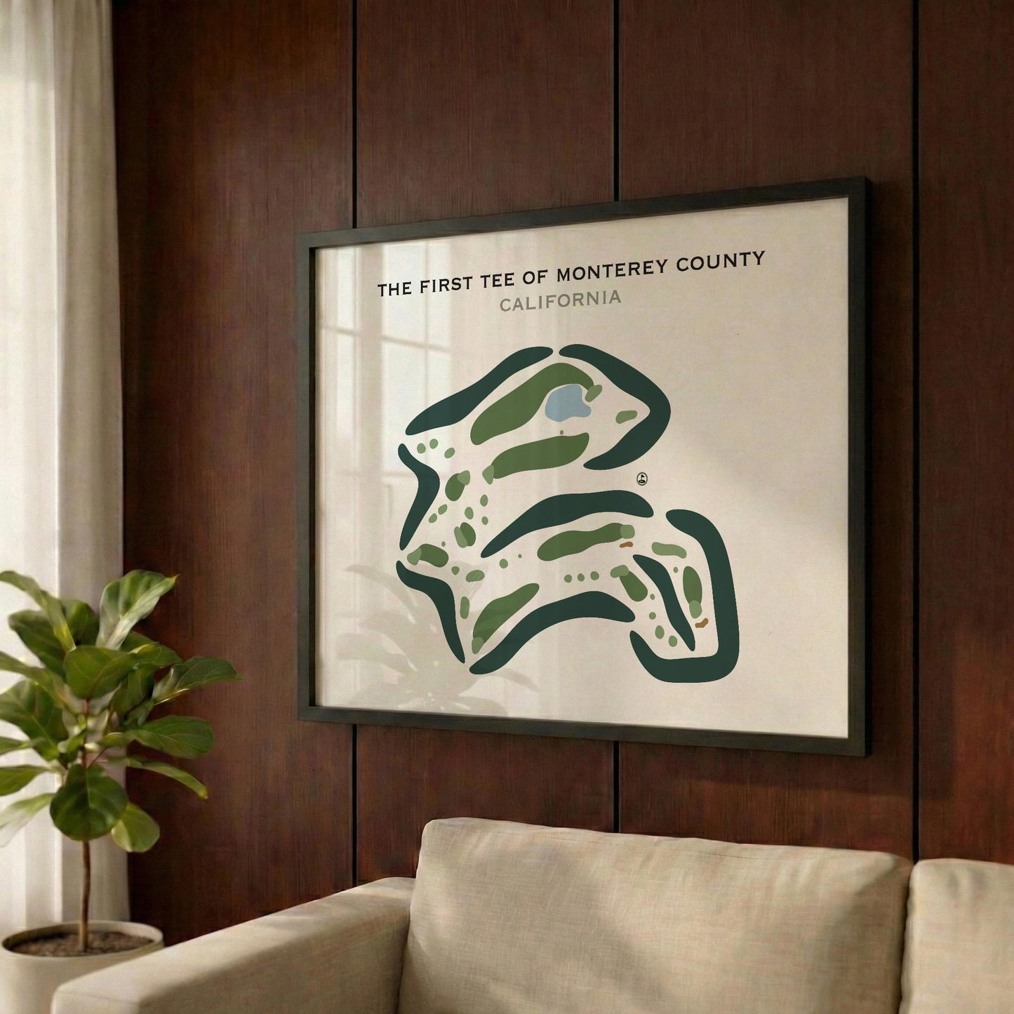 The First Tee of Monterey County, California - Printed Golf Courses