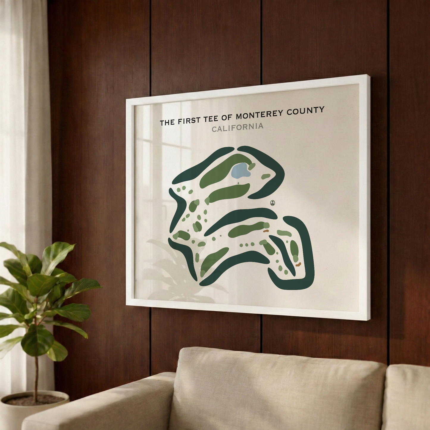 The First Tee of Monterey County, California - Printed Golf Courses