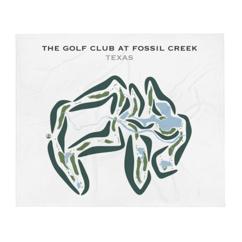 The Golf Club at Fossil Creek, Texas - Printed Golf Courses