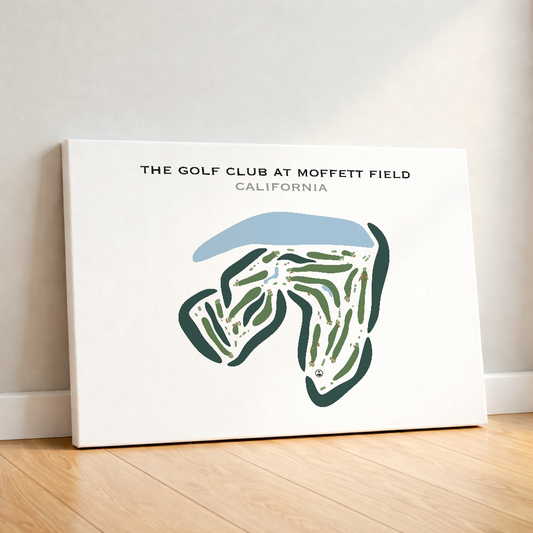 The Golf Club at Moffett Field, California - Printed Golf Courses
