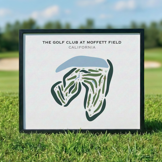 The Golf Club at Moffett Field, California - Printed Golf Courses