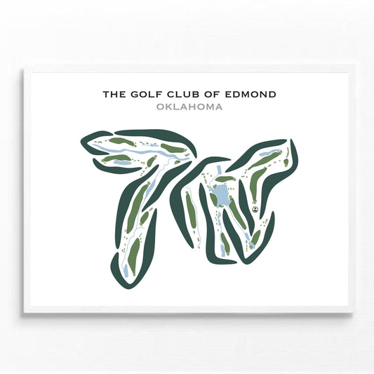 The Golf Club of Edmond, Oklahoma - Printed Golf Courses