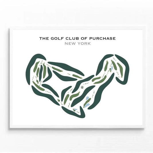 The Golf Club of Purchase, New York - Printed Golf Courses