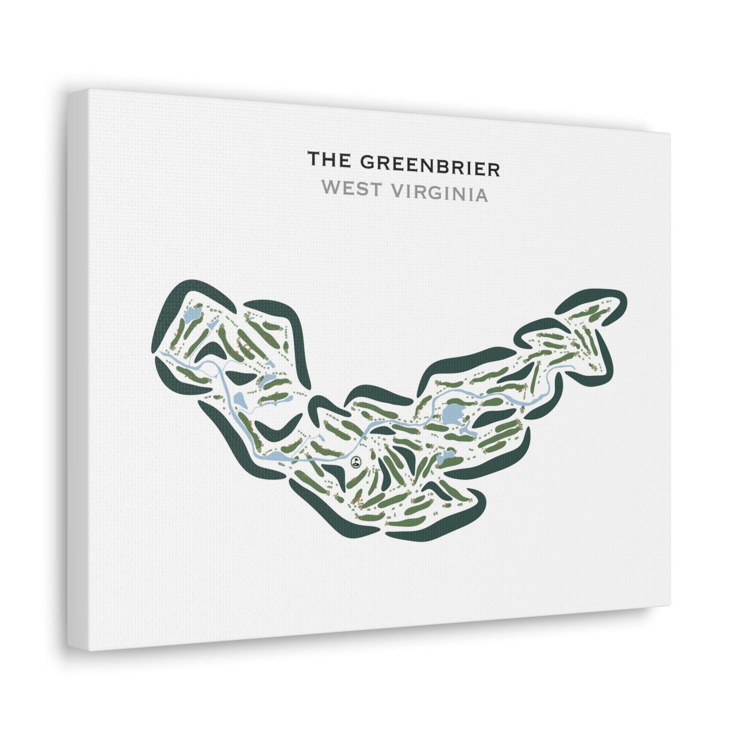 The Greenbrier, West Virginia - Printed Golf Courses