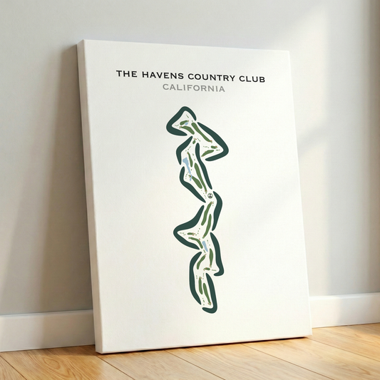 The Havens Country Club, California - Printed Golf Courses