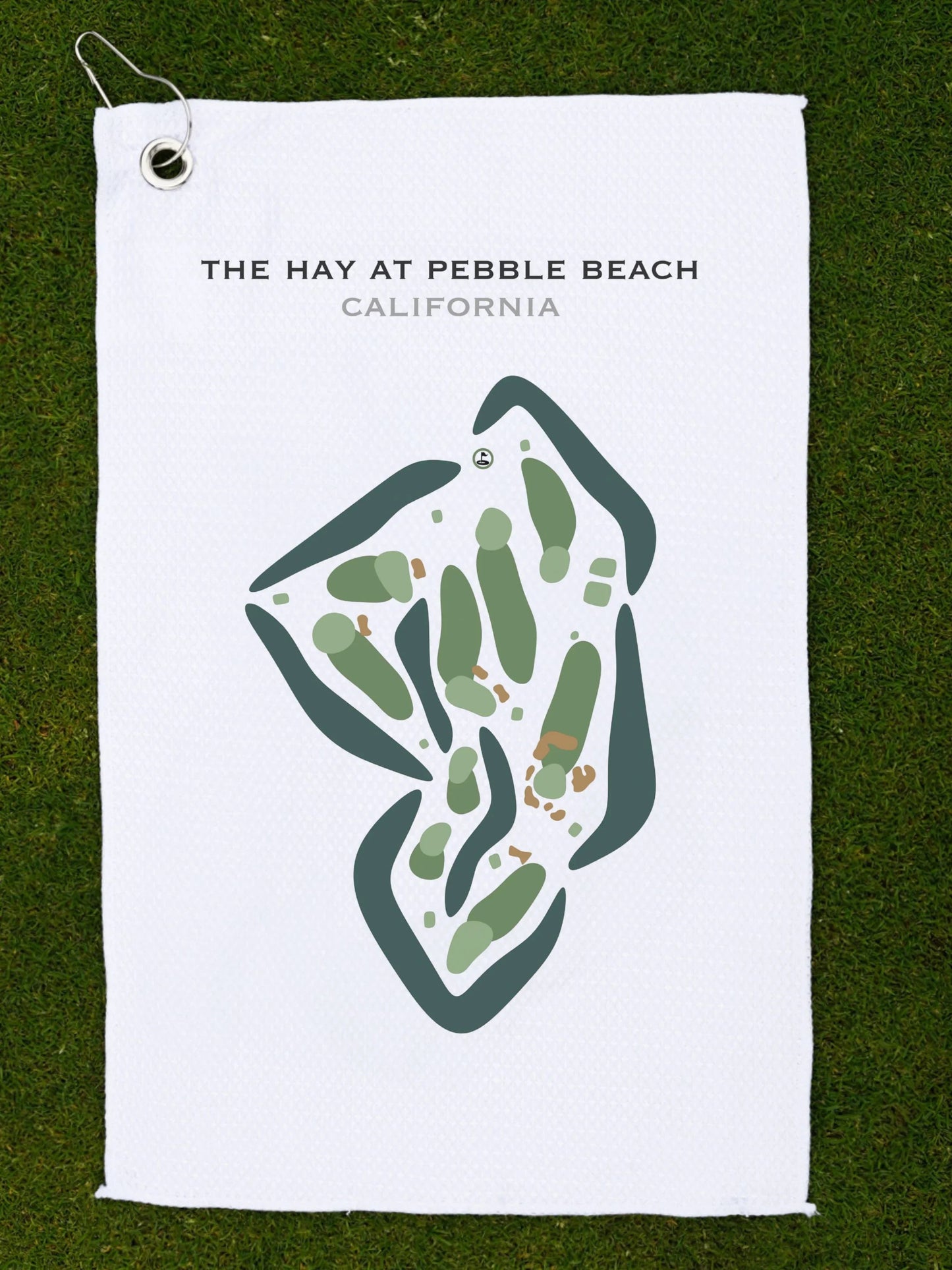 The Hay at Pebble Beach, California - Printed Golf Courses