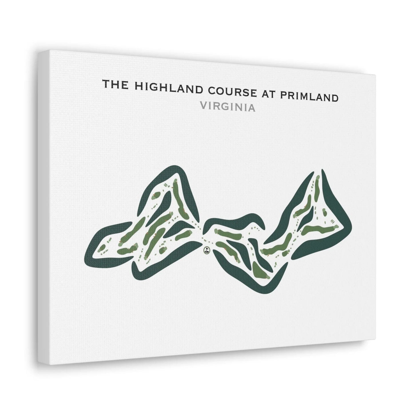 The Highland Course at Primland, Virginia - Printed Golf Courses