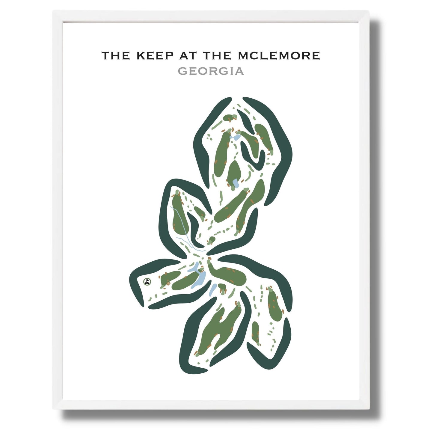 The Keep at McLemore, Georgia - Printed Golf Courses