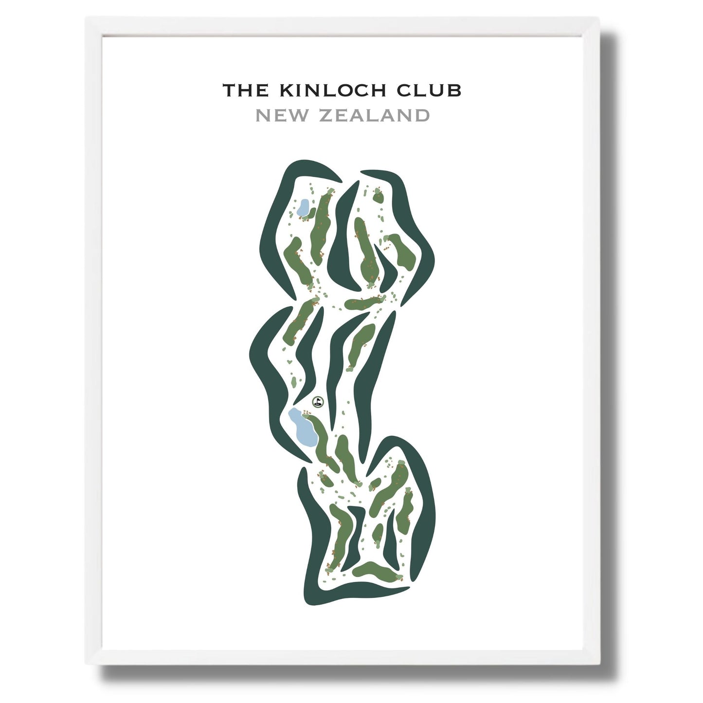 The Kinloch Club, New Zealand - Printed Golf Courses