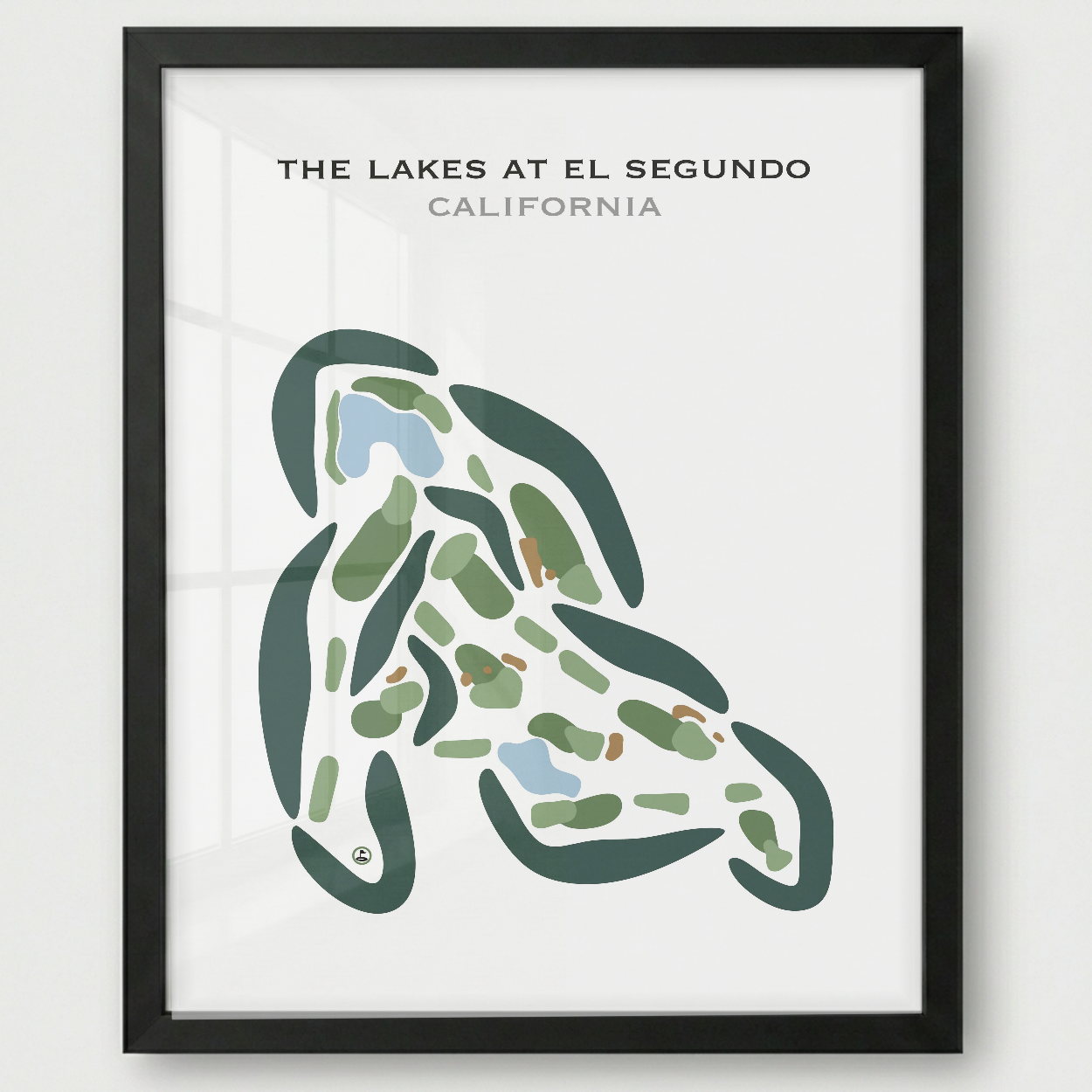 The Lakes at El Segundo, California - Printed Golf Courses