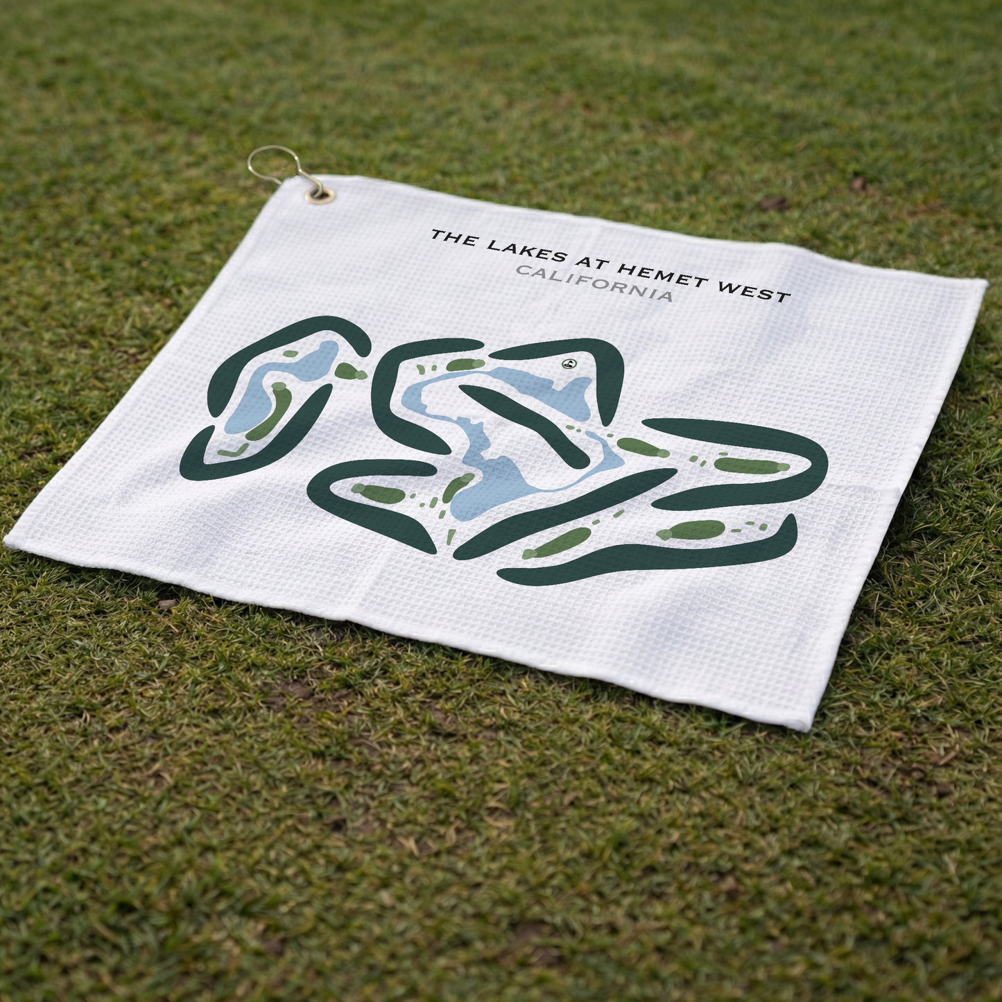 The Lakes at Hemet West, California - Printed Golf Courses