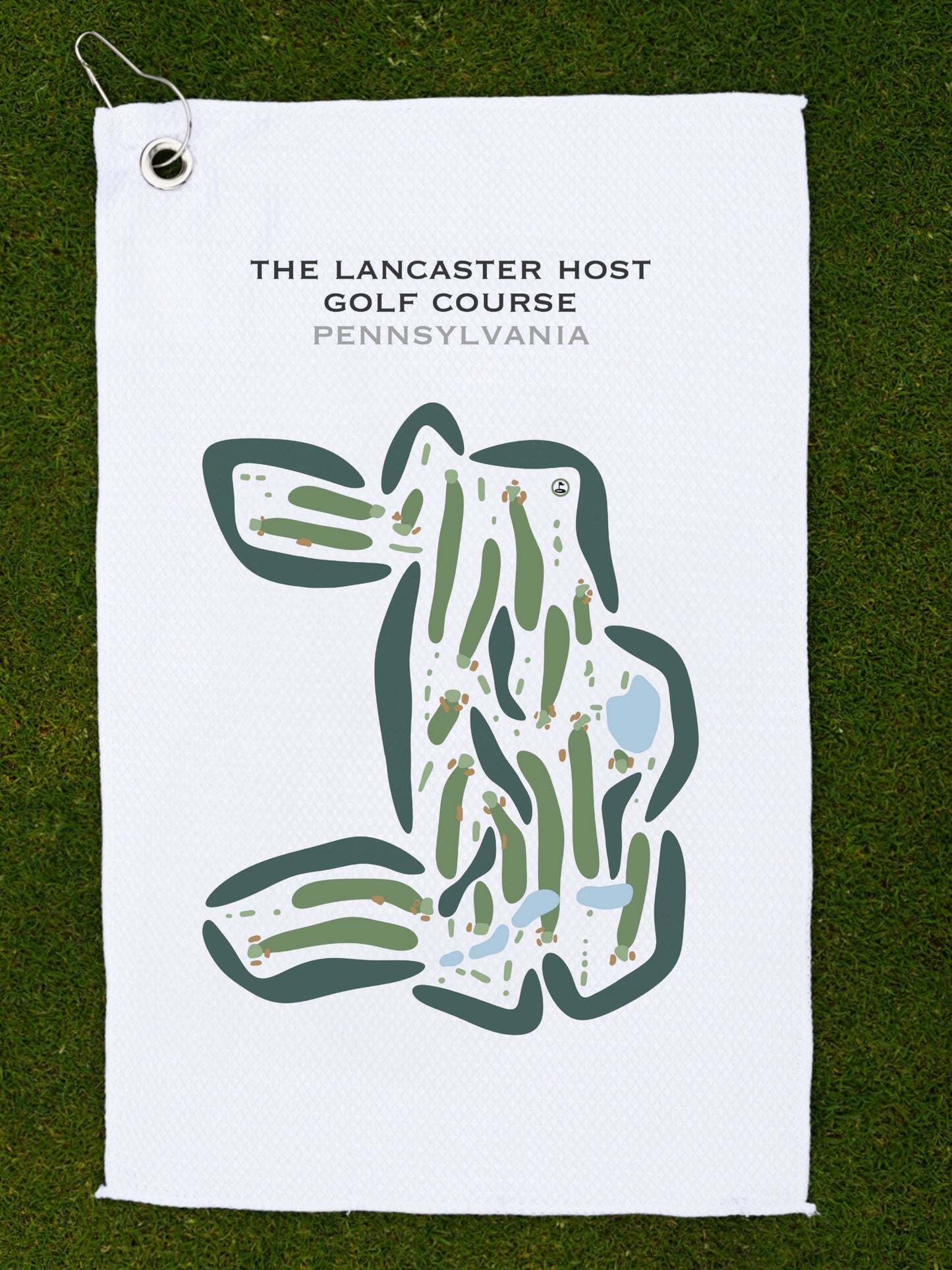 Lancaster Host Golf Course, Pennsylvania - Printed Golf Courses