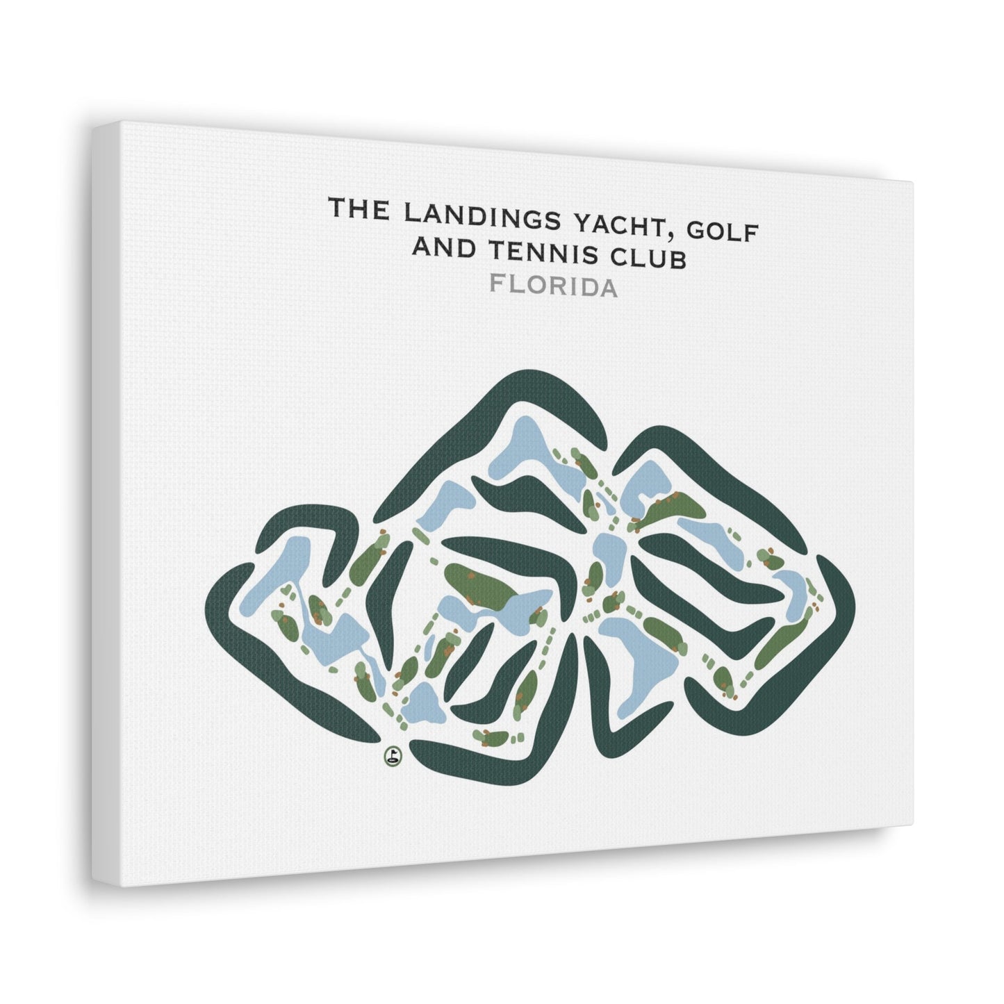 The Landings Yacht, Golf and Tennis Club, Florida - Printed Golf Courses