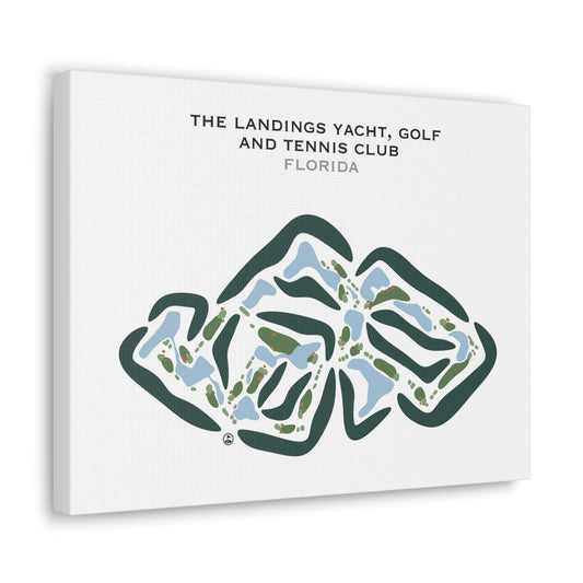 The Landings Yacht, Golf and Tennis Club, Florida - Printed Golf Courses