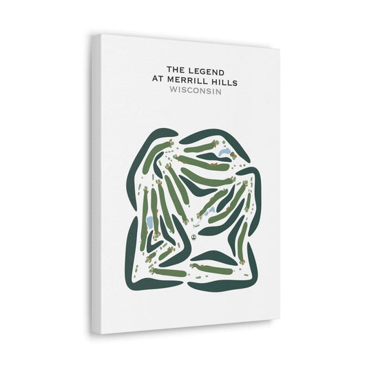 The Legend at Merrill Hills, Wisconsin - Printed Golf Courses