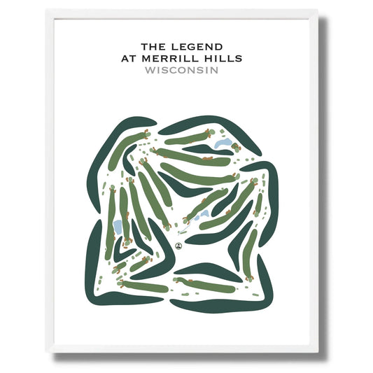 The Legend at Merrill Hills, Wisconsin - Printed Golf Courses