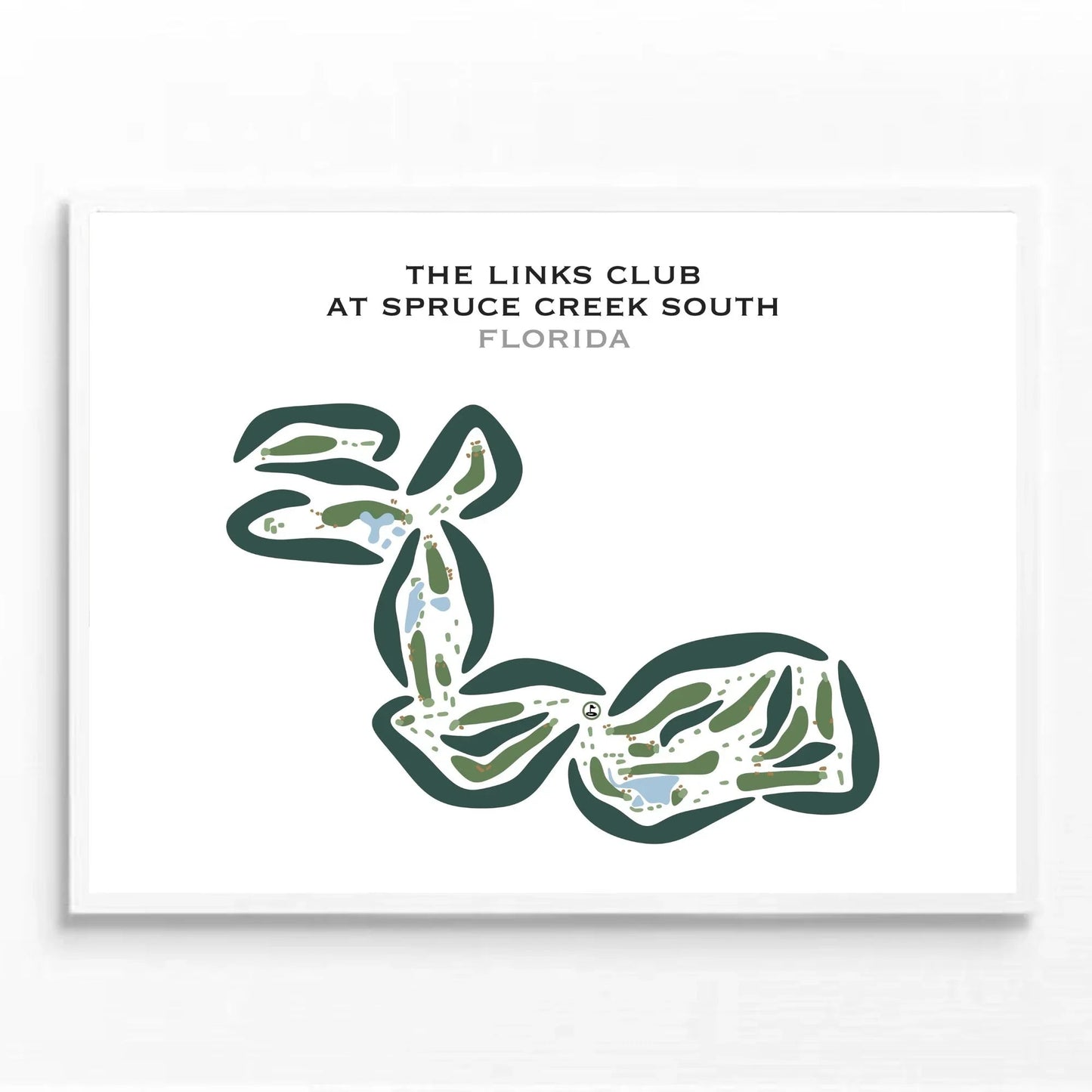 The Links Club at Spruce Creek South, Florida - Printed Golf Courses