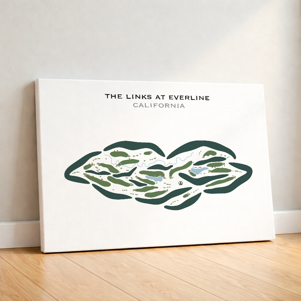 The Links at Everline, California - Printed Golf Courses