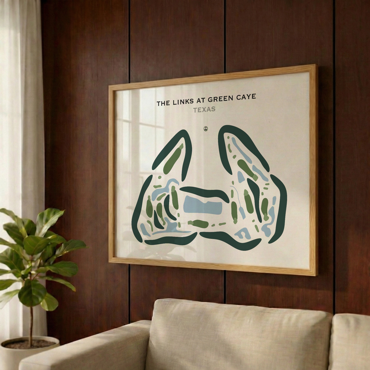 The Links at Green Caye, Texas - Printed Golf Courses