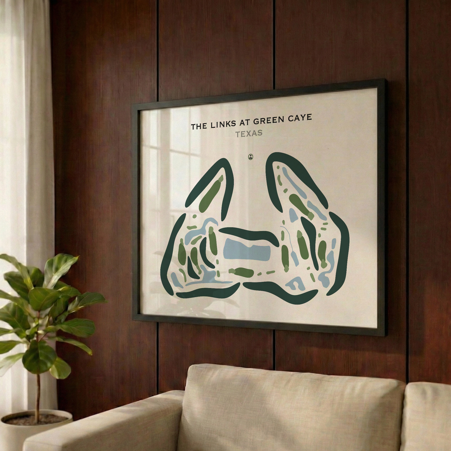 The Links at Green Caye, Texas - Printed Golf Courses