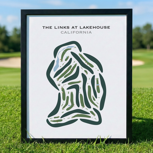 The Links at Lakehouse, California - Printed Golf Courses